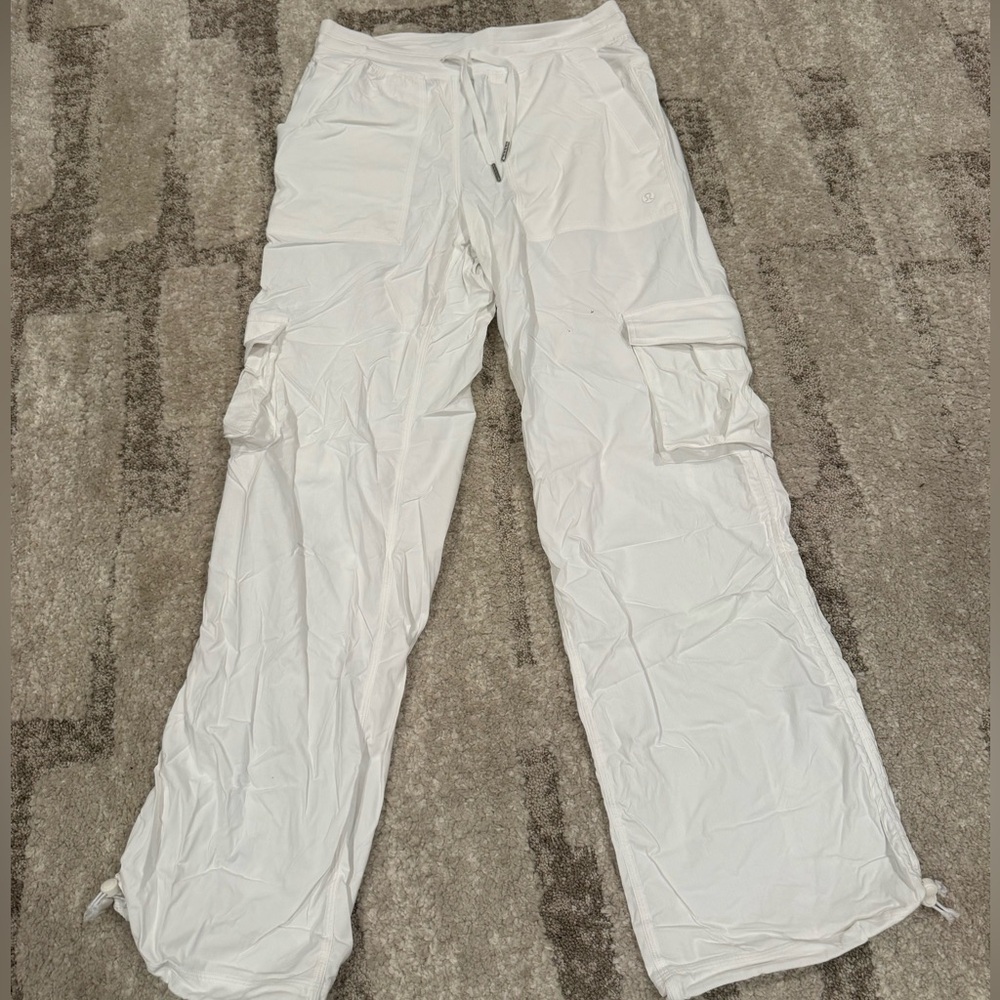 lululemon athletica White Wide-Leg Cargo Joggers